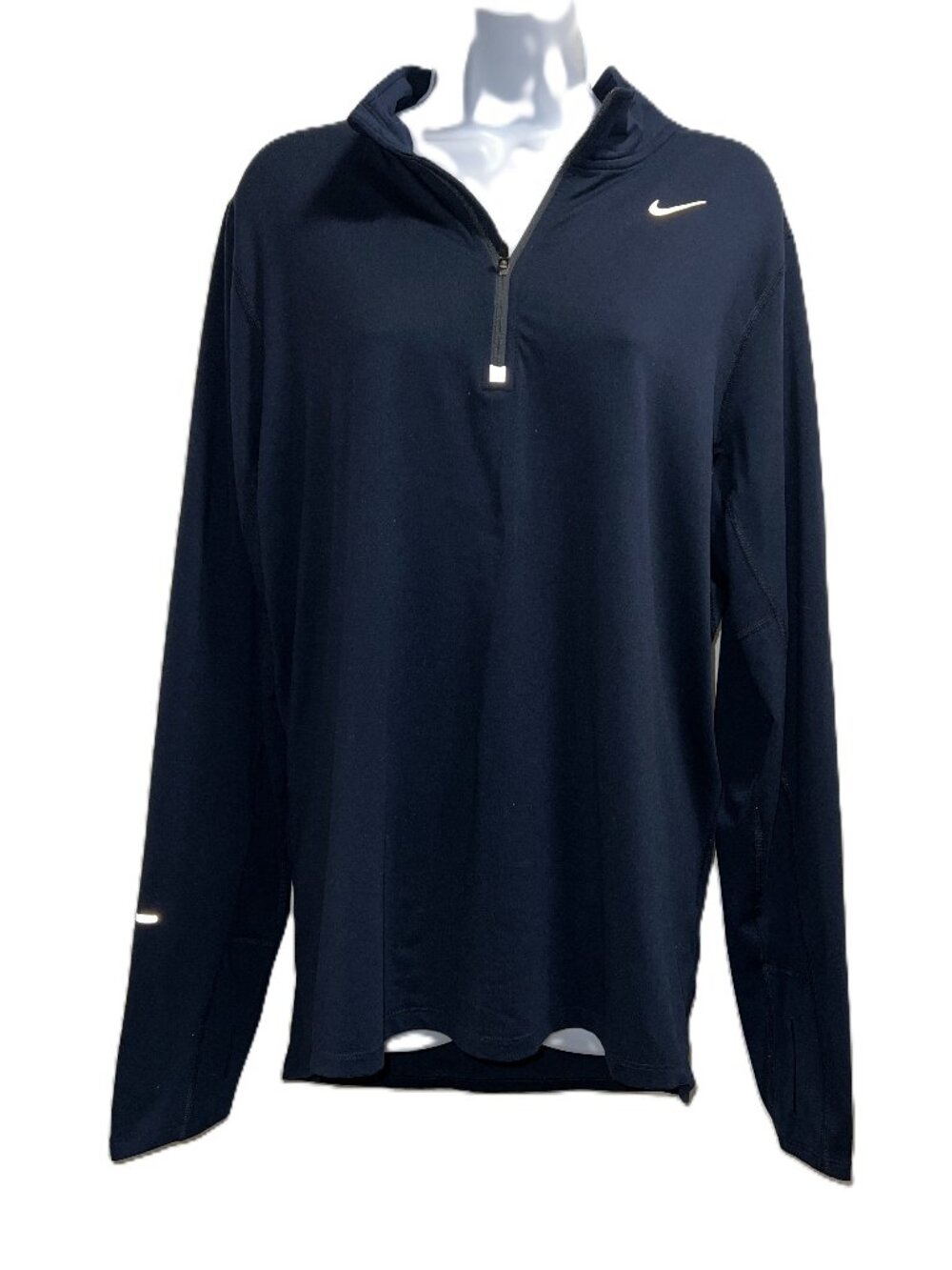 Athleisure Sporty Nike Dri-FIT Navy Running Pullover #504606-475 Men's Medium